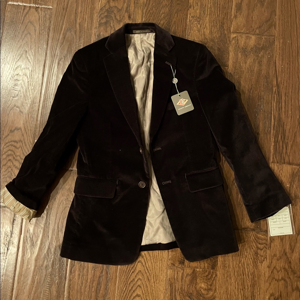 Joseph Abboud Chocolate Corduroy Blazer - 14r